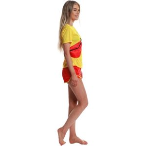 Karnival Costumes Sexy Lifeguard Strandwacht Dames Kostuum Carnavalskleding Dames Carnaval Verkleedkleren Volwassenen - Polyester - Maat L