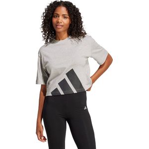 adidas Sportswear Essentials Big Logo Boyfriend T-shirt - Dames - Grijs- S