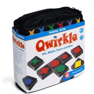 Qwirkle Reiseditie - Het bekende familiespel voor 2-4 spelers vanaf 8 jaar. Speel overal en scoor punten met deze compacte editie!