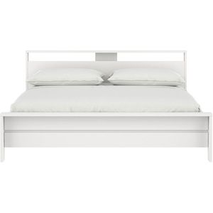 Next bed met 1 legplank 180x200cm wit.