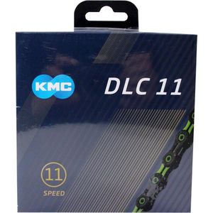 KMC X11 DLC Fietsketting 11 speed - Zwart/Groen