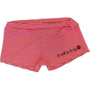 Ducksday - zwembroek - trunk - short -Rode  streep  - 10 jaar - UV beschermend - meisje