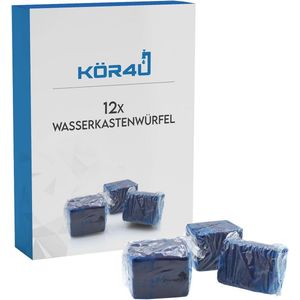 12 WC-spoelbakdobbelstenen voor frisheid en hygiëne - langdurige werking tegen kalk en geuren