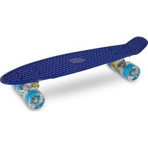 Yar Boardheld - Skateboard - Met ledverlichting en ABEC 7 lagers - Blauw