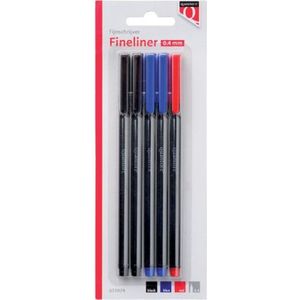 Fineliner Quantore 188 rond 0.4mm assorti