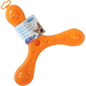 Nobleza Apporteer hondenspeelgoed - Diameter 28cm - Puppyspeelgoed - Apporteerspeelgoed - Frisbee - Honden frisbee - Frisbee hond - Honden speelgoed - Oranje