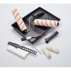 verfroller / rollen, hoekkwast, hoekschilders, muur, roller set van 6