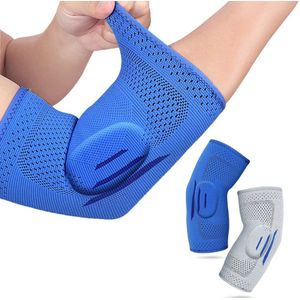 Elleboogbrace met Compressie maat M – Pijnverlichting en Ondersteuning bij Tendinitis – Comfortabele en Ademend Brace voor Herstel en Sport