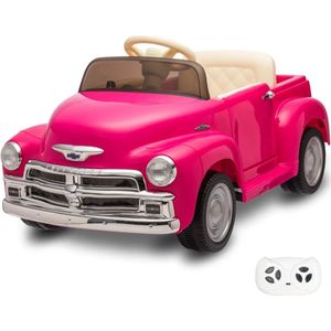 Chevrolet 3100 - Elektrische Kinderauto 12V - 1 tot 5 jaar - Roze