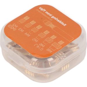 Universele Soldeertips M2-M6 Set van 6 - Heat Set Insert Tips voor 3D-printeronderdelen .