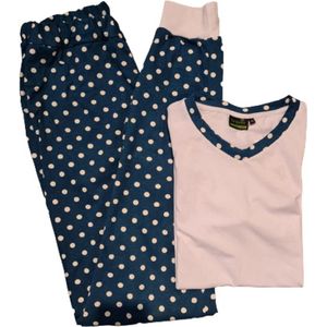 Sequoia - Diana pyjama km stip petrol EXTRA LANG - maat XL