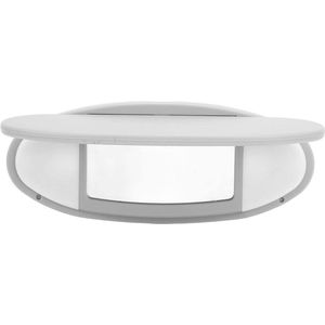 Zonneklep vooraan met make-upspiegel voor MINI Cooper R55 R56 R60 2007-2014 (Grijs)
