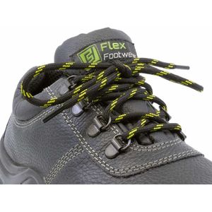 Flex Footwear Easy Low S3 werkschoenen - veiligheidsschoenen - heren - dames - laag - stalen neus - antislip - zwart - maat 37