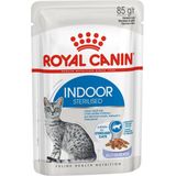 Royal Canin Sterilised Indoor in Jelly - 12 x 85 gram