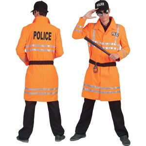 Politie jas Fluo - Verkleedkleding - One size