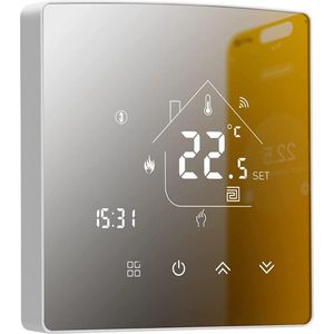 White-label Thermostaat voor cv - Draadloos met Wifi - Met App - Wit