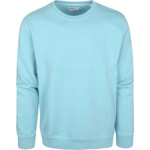 Colorful Standard - Sweater Organic Mid Blauw - Heren - Maat L - Regular-fit