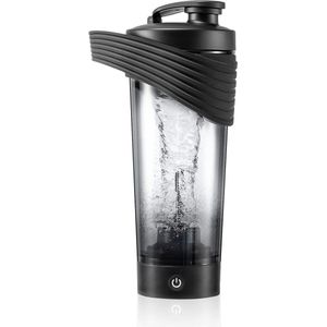 Sports Shaker Cup Draagbare Eiwit Elektrische Shaker Fles Grote Capaciteit - Premium Tritan - 100% BPA-vrij - 28 oz/800ml - Protein Shakes - Zwart Protein Shaker