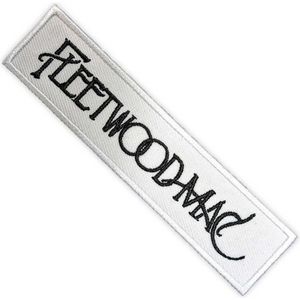 Fleetwood Mac - Text Logo Patch - Wit