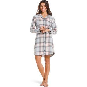 Rebelle dames nachthemd flanel 11222-458-6 - Grijs - 46