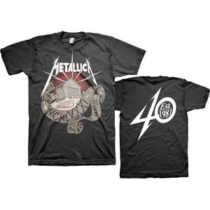 Metallica - 40th Anniversary Garage Heren T-shirt - 2XL - Zwart