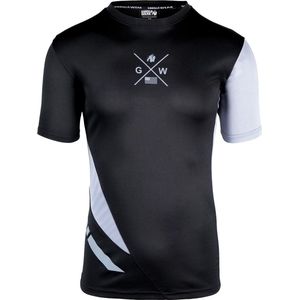 Gorilla Wear Hornell T-Shirt - Unisex - Zwart/Grijs - XL