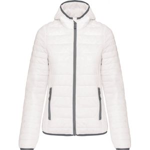 Kariban Ladies' lightweight hooded padded jacket K6111 - White - XXL