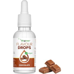 Smaakdruppels 50 ml - Smaak: Chocolade - Flavour drops smaakdruppels zonder calorieën - Voor kwark, havermoutpap, yoghurt en meer - Veganistisch