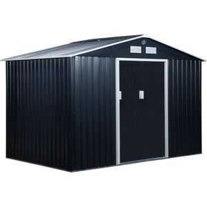 Equivera Tuinkast - Tuinkast Kunststof - Tuinkast Kunststof voor Buiten - Tuinkist Kunststof - Tuinkast voor Buiten - Opbergkast Buiten - Tuinkasten voor Buiten - Tuinberging