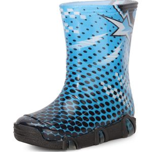 Ladeheid Kinder Regenlaarzen - Rubberen Anti-Slip Zool - PVC - LA-ZT-Szuwarek2020BW - Blau Punkte 37 - 25/26