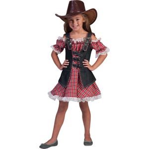 Verkleedpak cowgirl meisje Denim Ranger Meisje 140 - Carnavalskleding