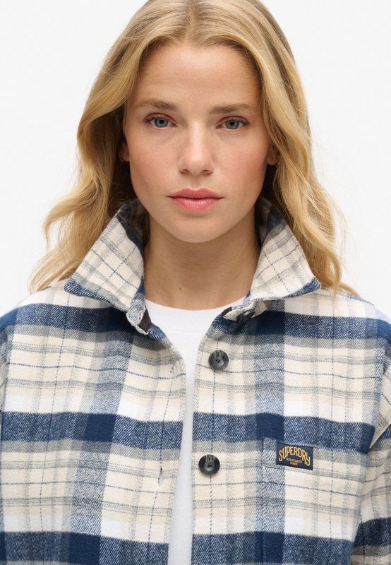 Superdry - Geruit flanellen overshirt - Dames - Shirts