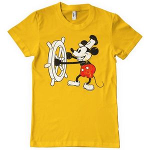 Hybris T-Shirt Steamboat Willie T-Shirt HY-1-SBW001-H70-7 Gold-L