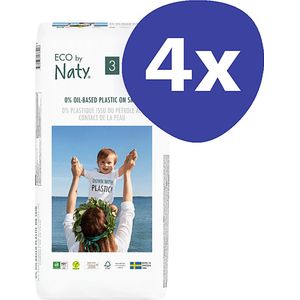 Naty Luiers: Maat 3 (4-9 kg) (4x 50 stuks)