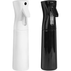 Spray Bottle voor haar, 2 stuks, 300 ml, spuitfles voor haar, spuitfles planten, continue ultra fijne mist sprayfles, spuitflessen voor salon