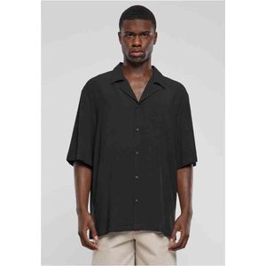 Urban Classics - Loose Viscose Overhemd - XL - Zwart