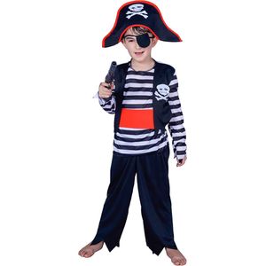 Piratenpak - Piraten kostuum - Carnavalskleding - Carnaval kostuum - Jongens - 7 tot 9 jaar