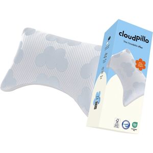 Cloudpillo Hoofdkussen - Plus - 30 Nachten Proefslapen - Verstelbaar Memory Foam Kussen 60×70 cm - Ergonomisch & Ademend - Nekkussen voor Zij- en Rugslapers - Oeko-Tex & CertiPUR Gecertificeerd
