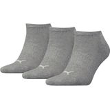 Puma 3-Paar Sneaker sokken met zachte badstof zool - 46 - Grijs.