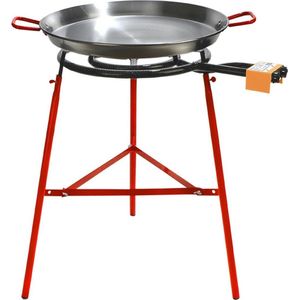 COMPLETE SET paella brander 50cm met standaard & paella pan