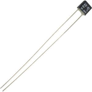 Micro temperatuurzekering 6x6x3mm - Radiaal - 135 Graden Celsius - 2A 250V - Per 1 stuks