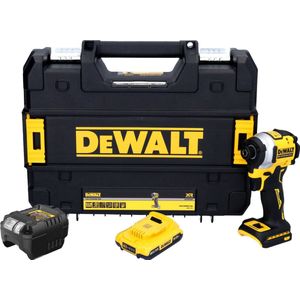 DeWalt DCF 850 NT accu-slagmoersleutel 18 V 205 Nm 1/4"" borstelloos + TSTAK - zonder accu, zonder oplader