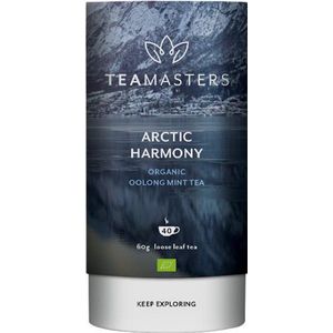 Teamasters Artic Harmony 60g - Biologische Losse Thee - Oolong thee - Munt thee - IJsthee - Zomer