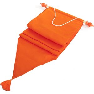 Wimpel - Oranje - Met kwast - 19x250cm (voor vlag 150x225cm)