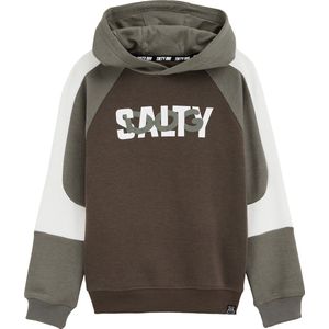 WE Fashion Jongens hoodie met colourblock