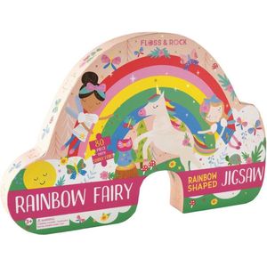 Floss & Rock Rainbow Fairy - puzzel - 80 stukjes - 60 x 40 cm - Multi