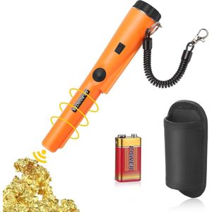 Draagbare 360° Metaaldetector met LED-verlichting - IP66 Waterdicht voor Schatzoeken en Archeologie
