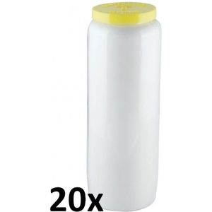 20 stuks Bolsius Godslampolie 9 dagen noveen branders nr. 12 transparant 180/65 (216 uur)