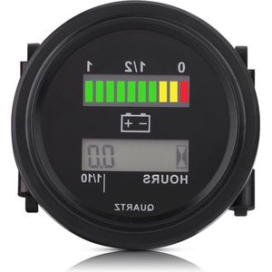Batterijcapaciteitsindicator 12 V 24 V 36 V 48 V 72 V - batterijstatusweergave meter - LED display - 10 segment batterij indicator - bewaakt voor DC batterij. .