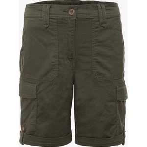 TwoDay dames cargo short donkergroen - Maat XXL